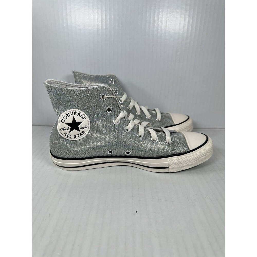 Size 8 Women’s Converse Chuck Taylor Sparkle Hi-Top Lace-Up Sneakers A14470F NEW
